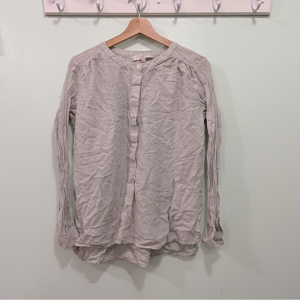 Loft Button Up Blouse